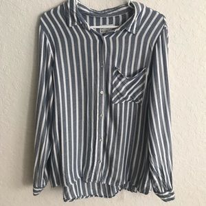 Cotton stripped button down